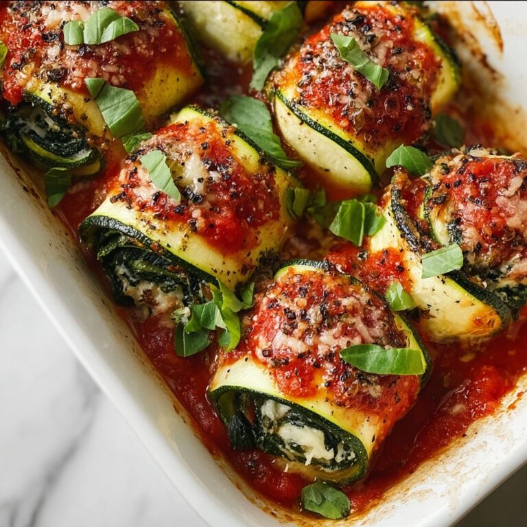 Vegan Zucchini Spinach Rollatini Recipe