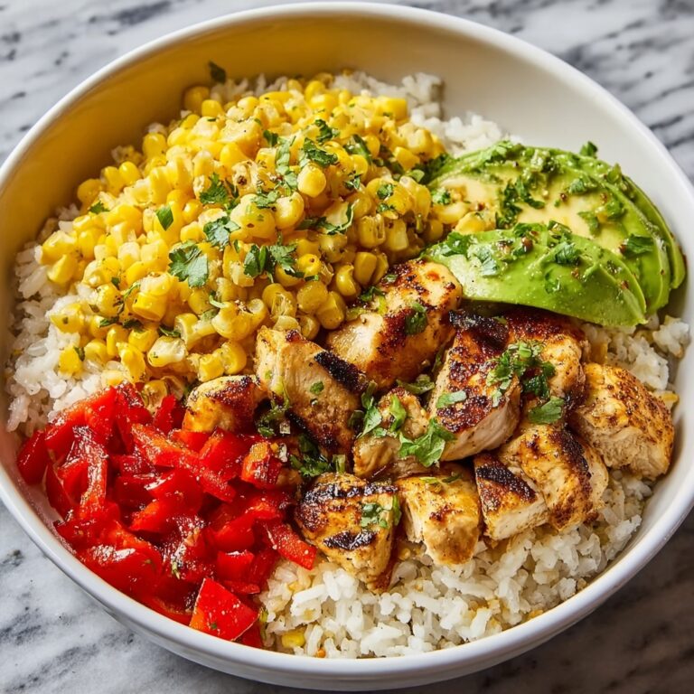 Street Corn Chicken Rice Bowl Recipe