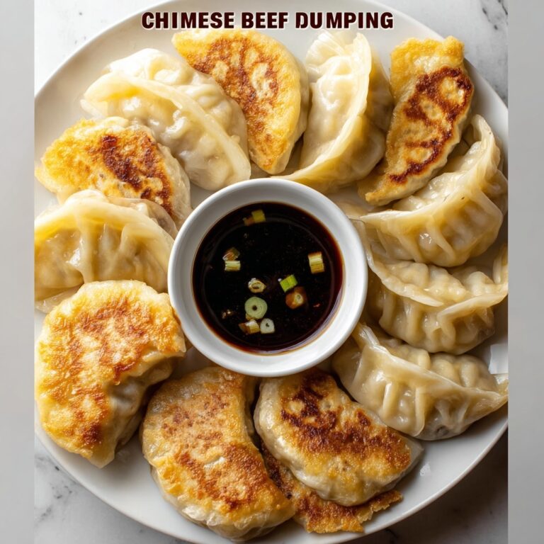 Authentic Chinese Beef Dumplings (Homemade Jiaozi) Recipe