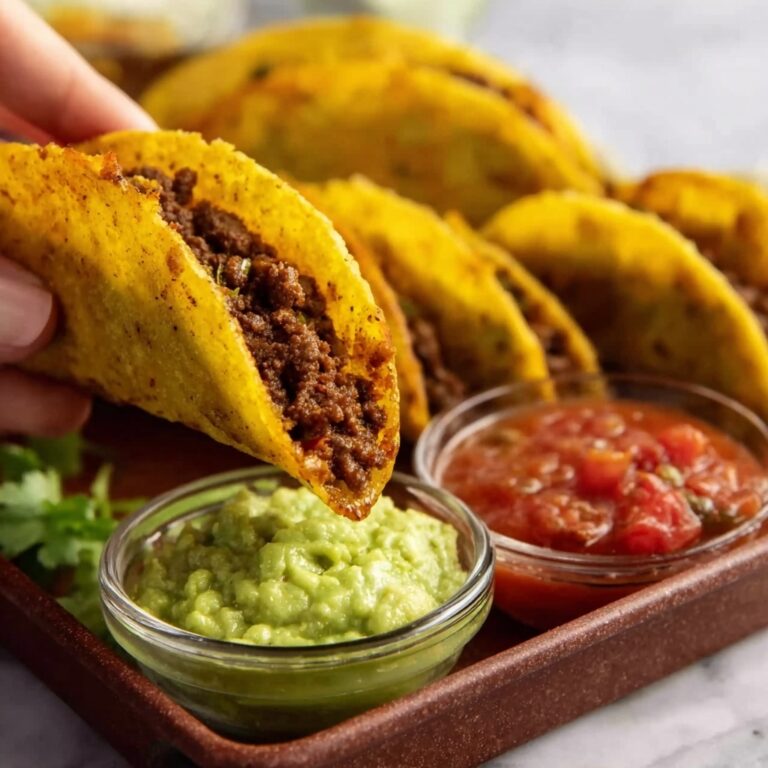 Crispy Ground Beef Tacos Recipe