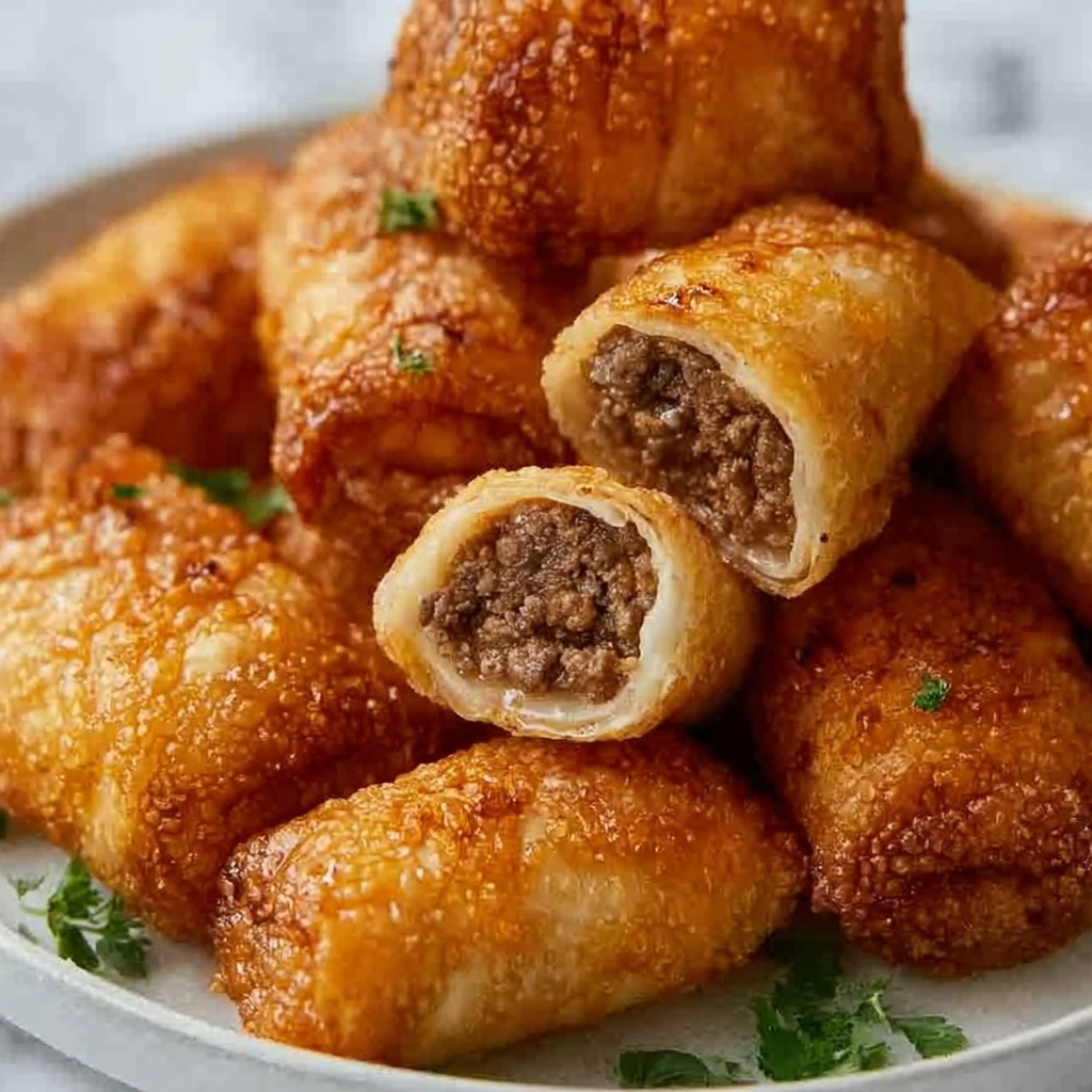 Spicy Garlic Beef Croquettes with Crispy Golden Crust Recipe - Recipe Image