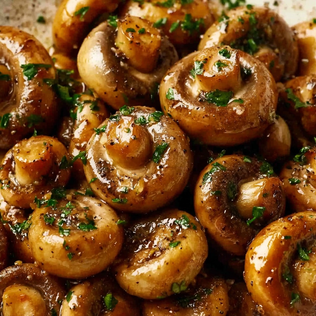 Honey and Garlic Roasted Mushrooms Recipe - Recipe Image
