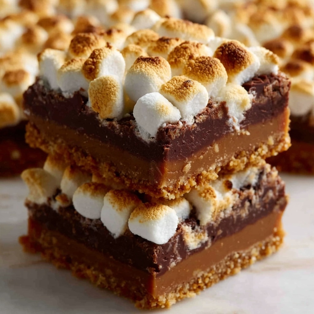 Smores Gingerbread Cookie Bars Recipe - Recipe Image