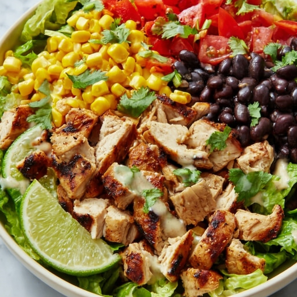 Tex-Mex Chopped Chicken Salad Recipe - Recipe Image