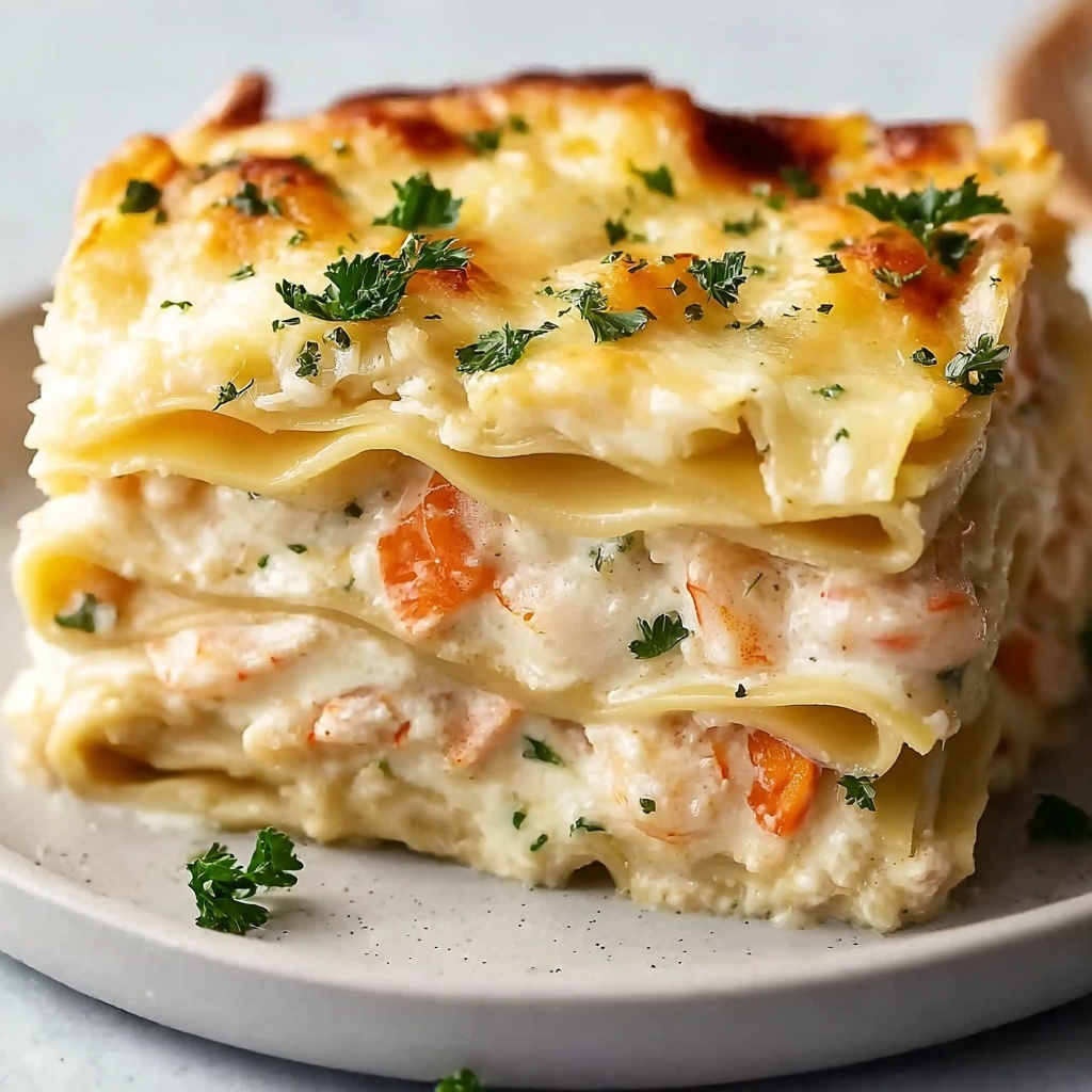Seafood Lasagna Recipe: An Amazing Ultimate Dish for Seafood Lovers Recipe - Recipe Image
