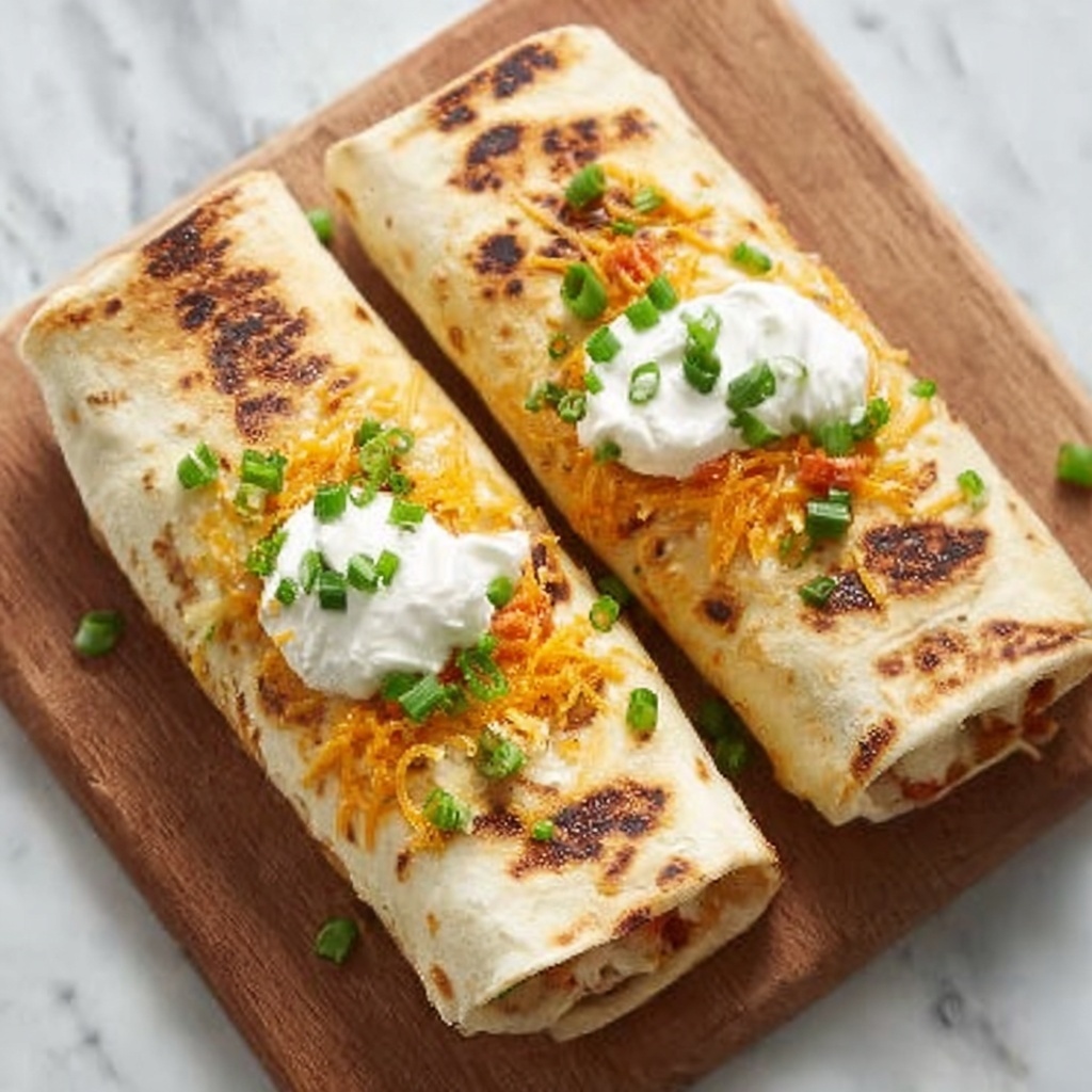 Toasted Chicken Salad Wrap Recipe - Recipe Image