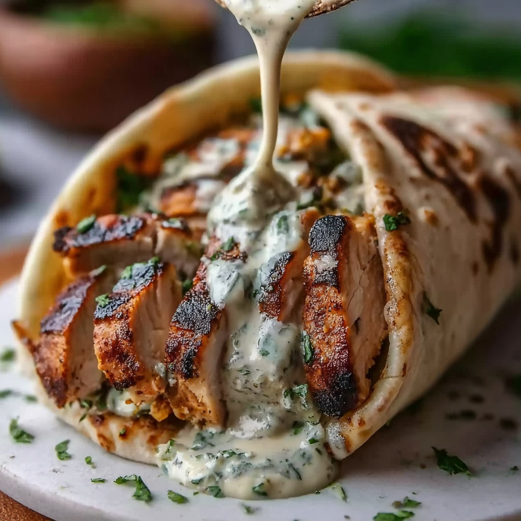 Chicken Shawarma with Garlic Sauce Recipe - Recipe Image