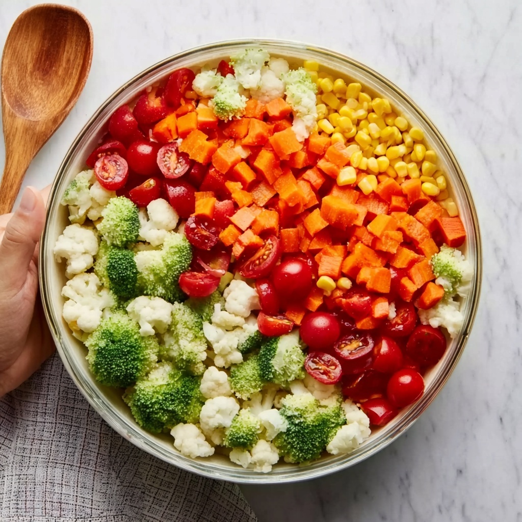 The Best Marinated Vegetable Salad Recipe - Recipe Image