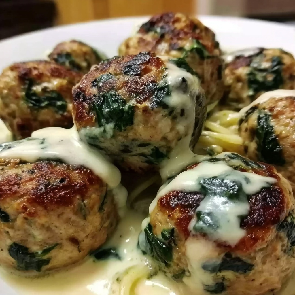Chicken Ricotta Meatballs with Spinach – A Flavorful & Healthy Twist Recipe - Recipe Image