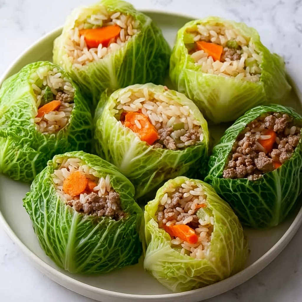 Italian Stuffed Cabbage Rolls Recipe - Recipe Image