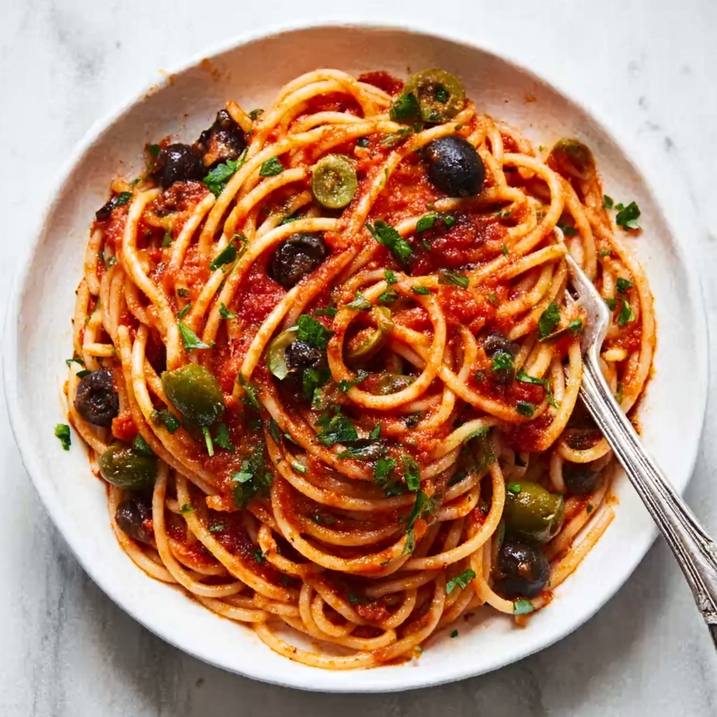 Pasta Puttanesca Recipe - Recipe Image