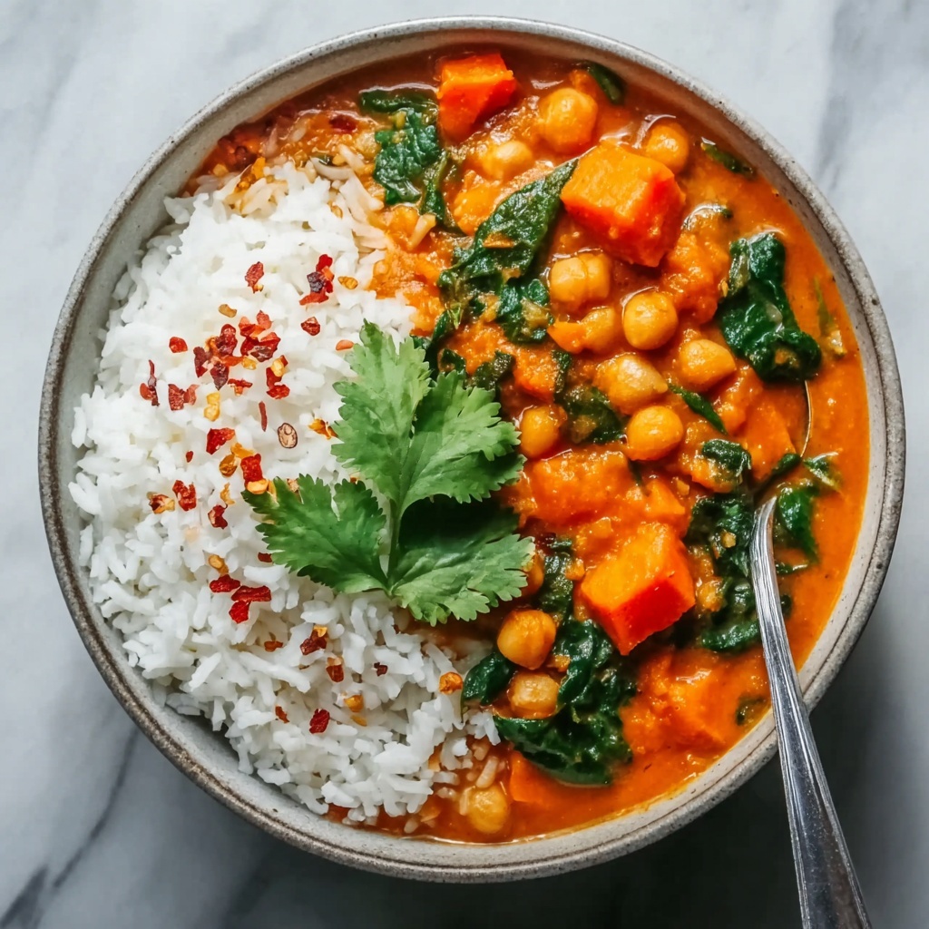 Sweet Potato and Chickpea Curry Recipe - Recipe Image