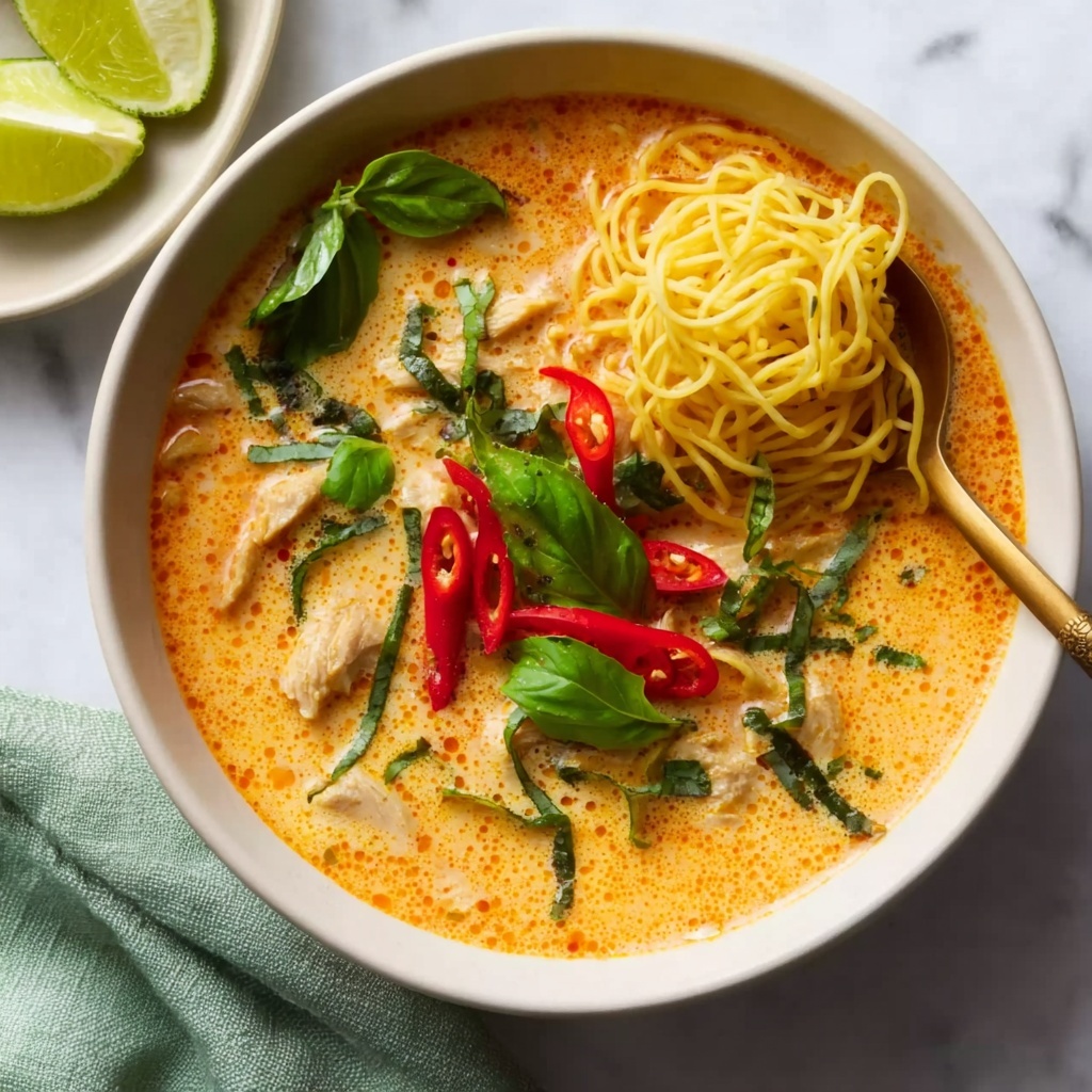 Creamy Curry Coconut Noodle Soup Recipe - Recipe Image