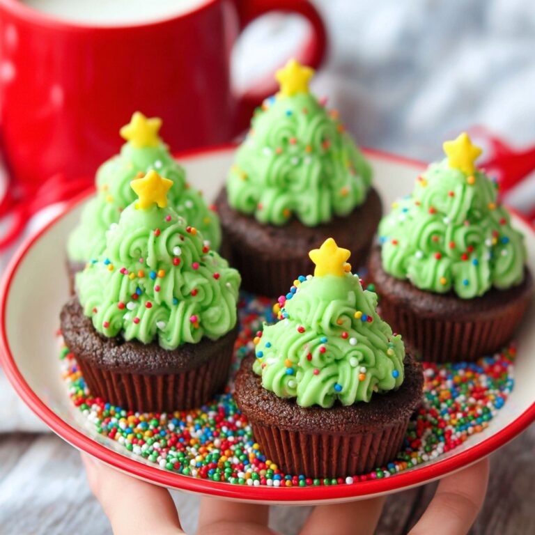 Christmas Tree Brownie Bites Recipe