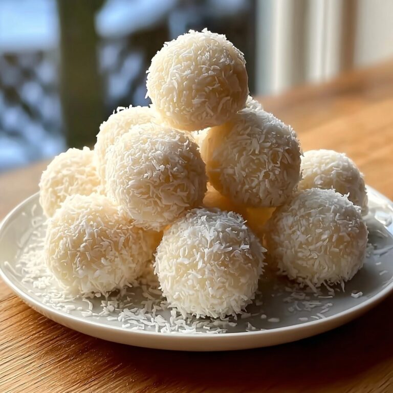 No Bake – Cream-Cheese Coconut Snowballs Recipe