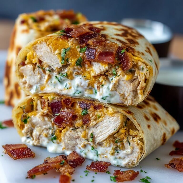 Tasty Bacon Ranch Chicken Wraps Recipe