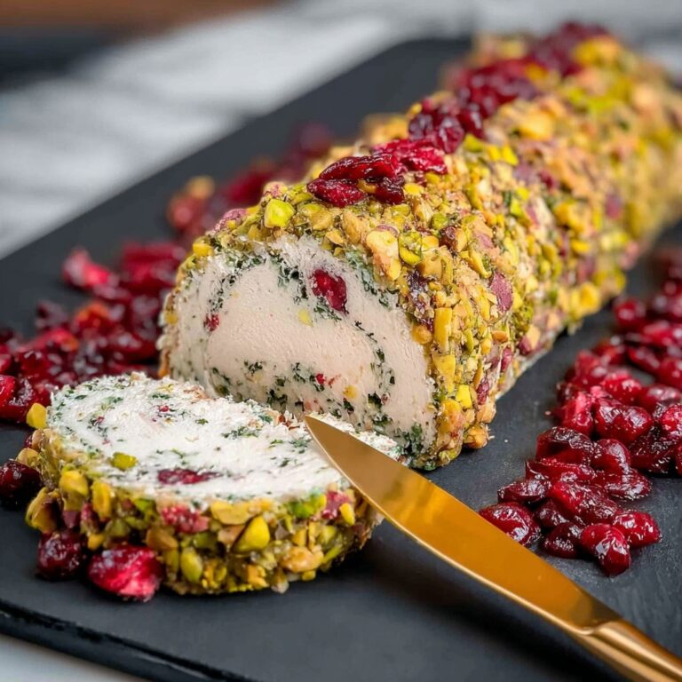 Cranberry Goat Cheese Log Recipe