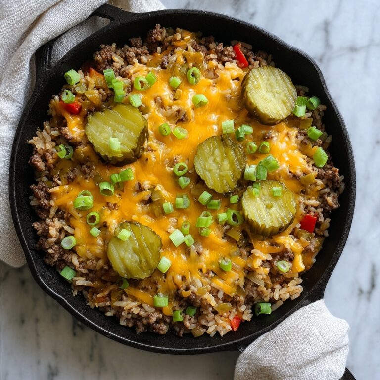 Cheeseburger Rice Recipe