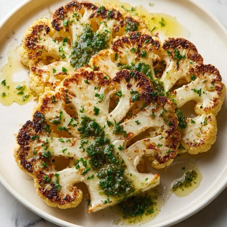 Roasted Cauliflower Steaks Recipe