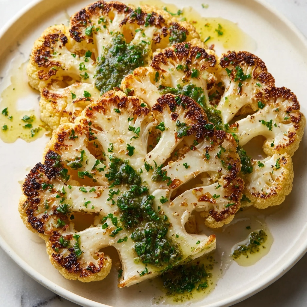 Roasted Cauliflower Steaks Recipe - Recipe Image