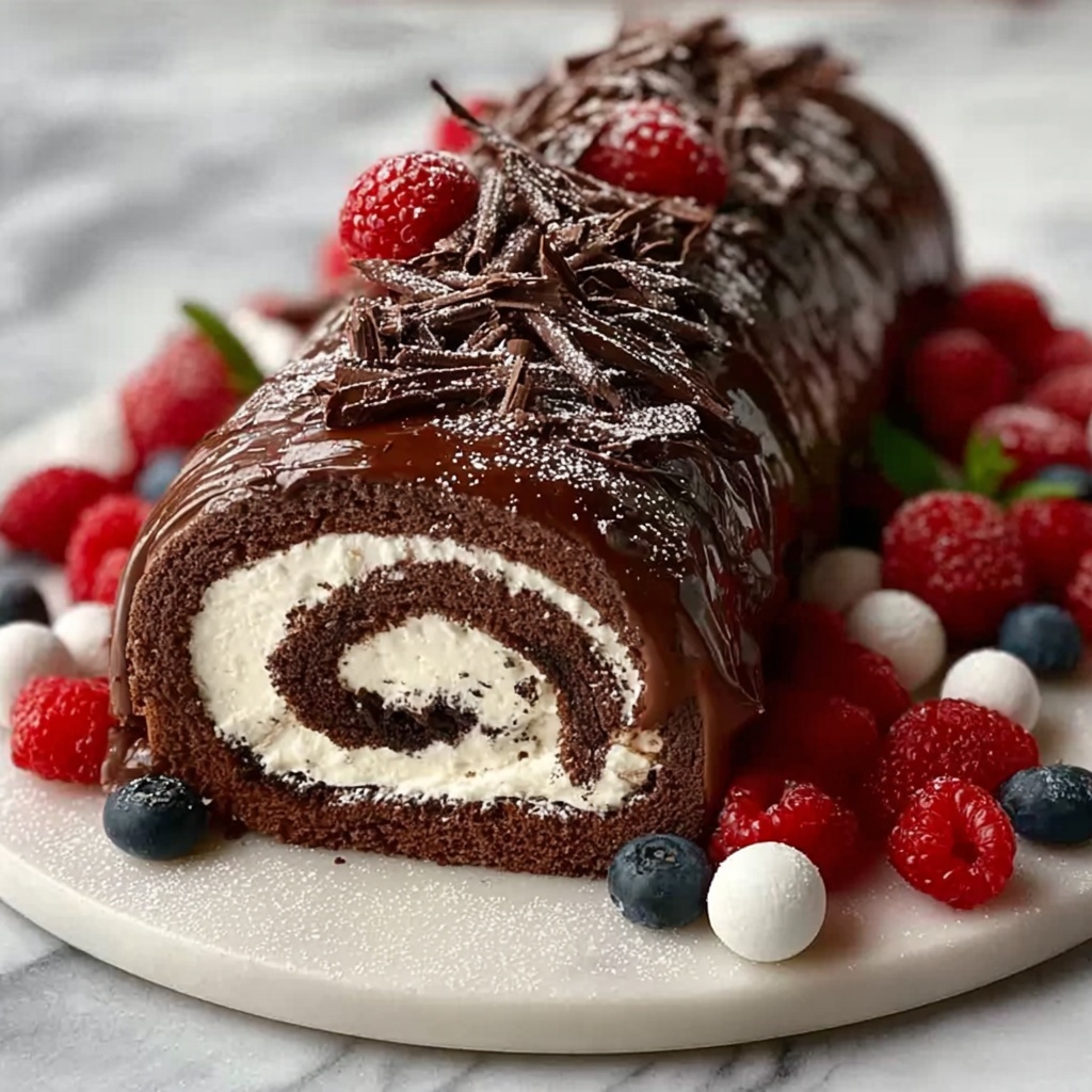 Choco Swiss Roll Delight Recipe - Recipe Image
