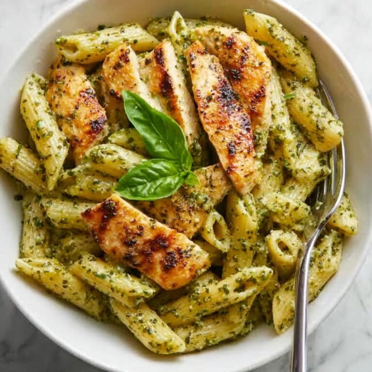 Creamy Chicken Pesto Pasta Recipe