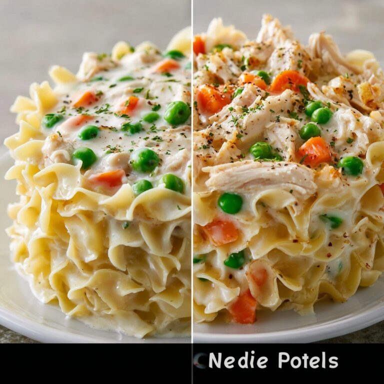 Chicken Pot Pie Noodle Skillet Recipe