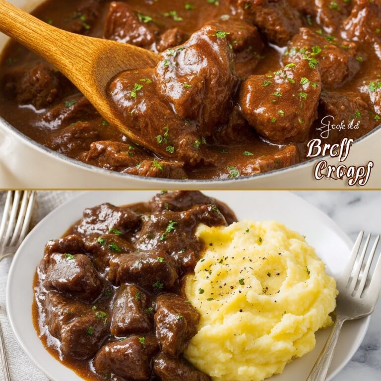 Crockpot Beef Tips and Gravy Recipe