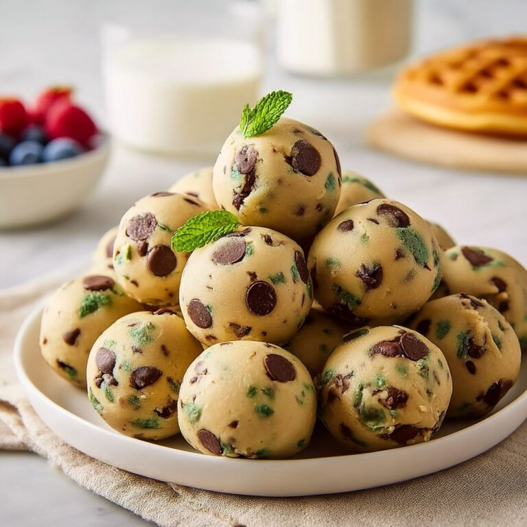 Mint Chocolate Chip Protein Balls | Easy & Delicious Energy Boost Recipe