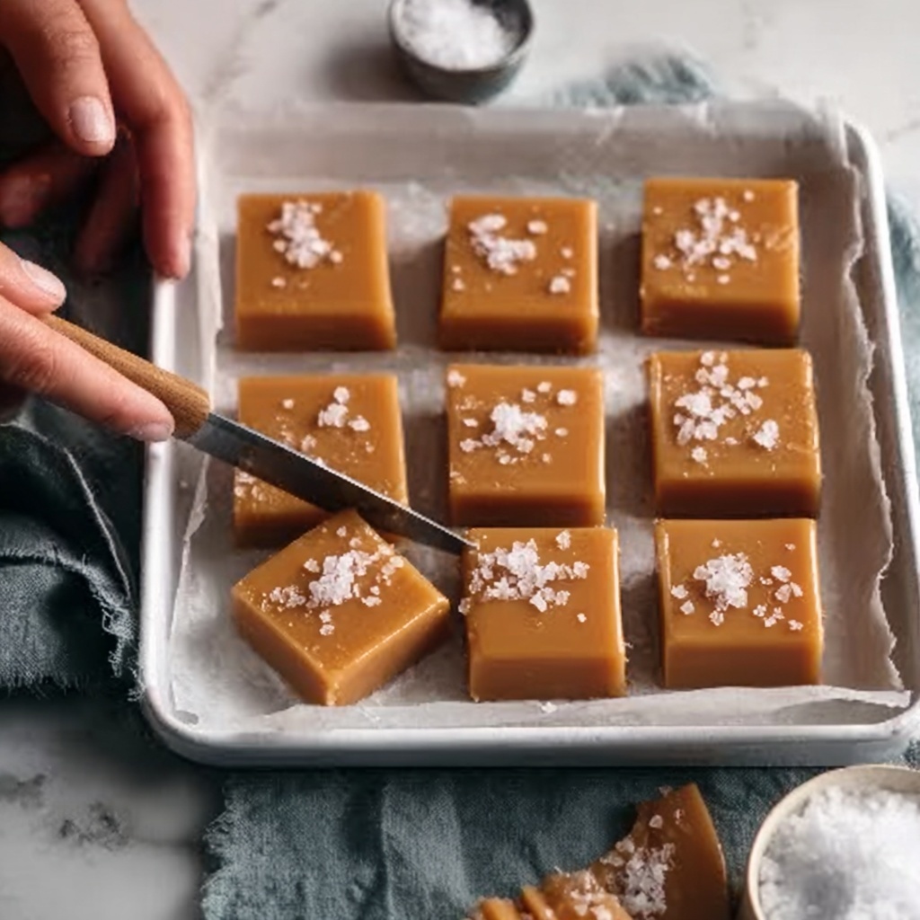 Easy Salted Caramels Recipe - Recipe Image