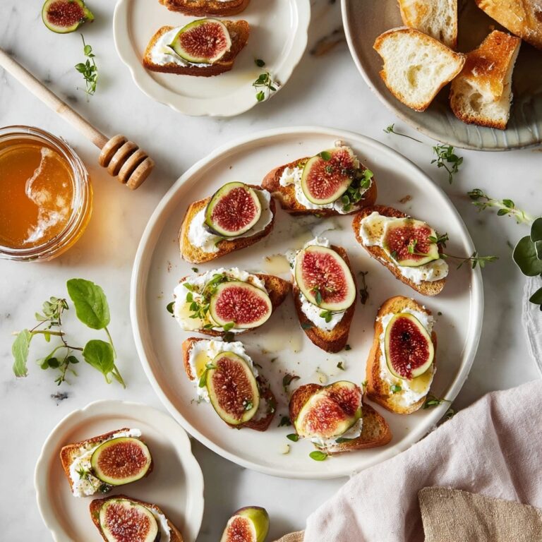 Brie and Fig Crostini Recipe