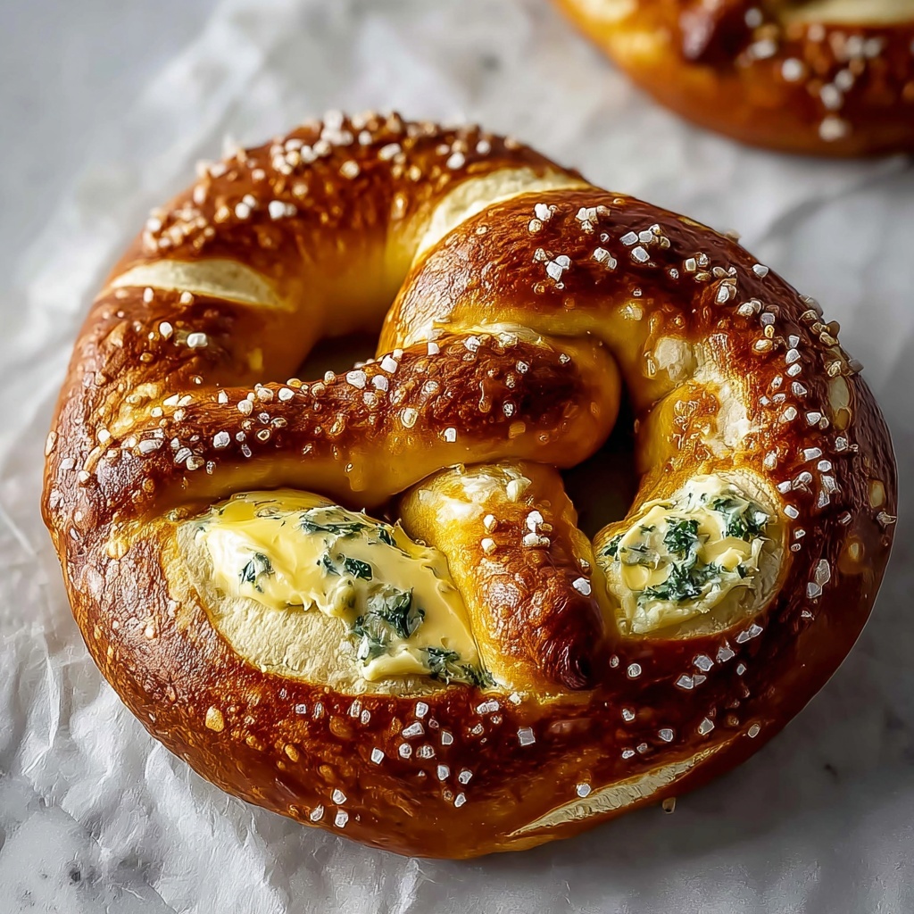 Mozzarella Stuffed Soft Pretzels with Rosemary and Parmesan Recipe - Recipe Image