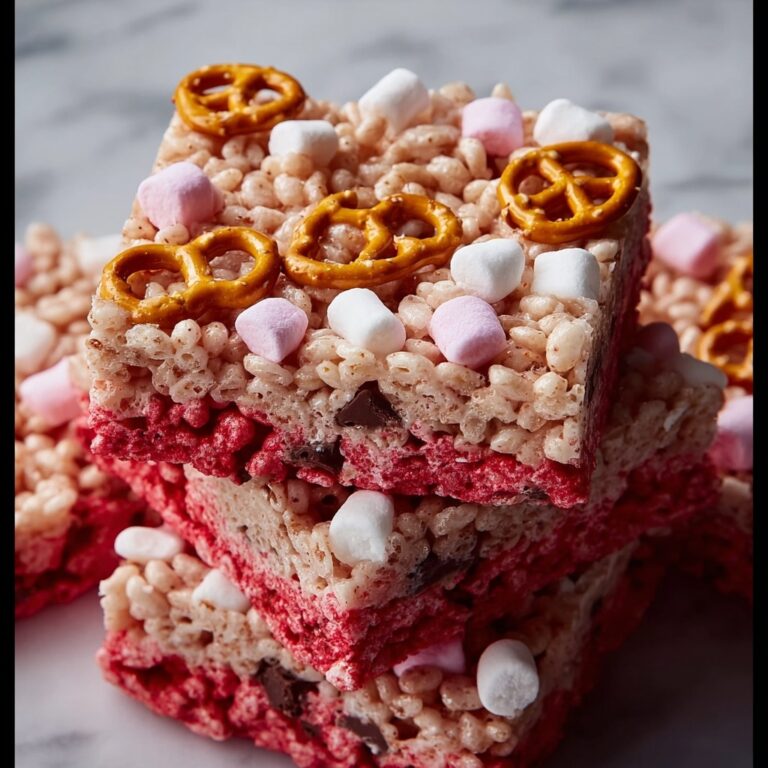 Strawberry Pretzel Marshmallow Treats Recipe