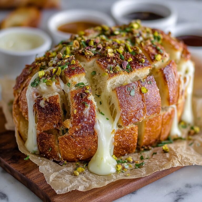 Brie Cheese and Prosciutto Sourdough with Hot Honey, Pistachios, and Thyme Recipe