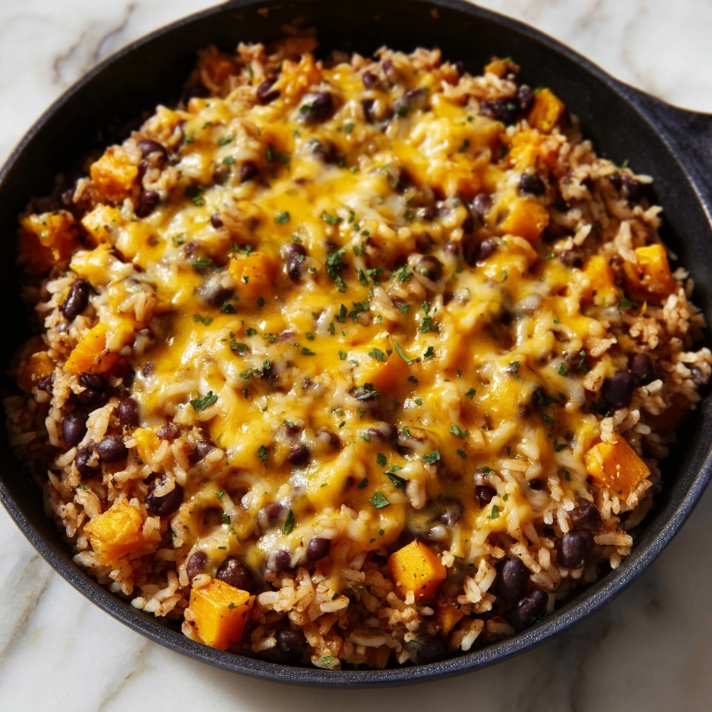 Southwest Black Bean and Sweet Potato Rice Skillet Recipe - Recipe Image