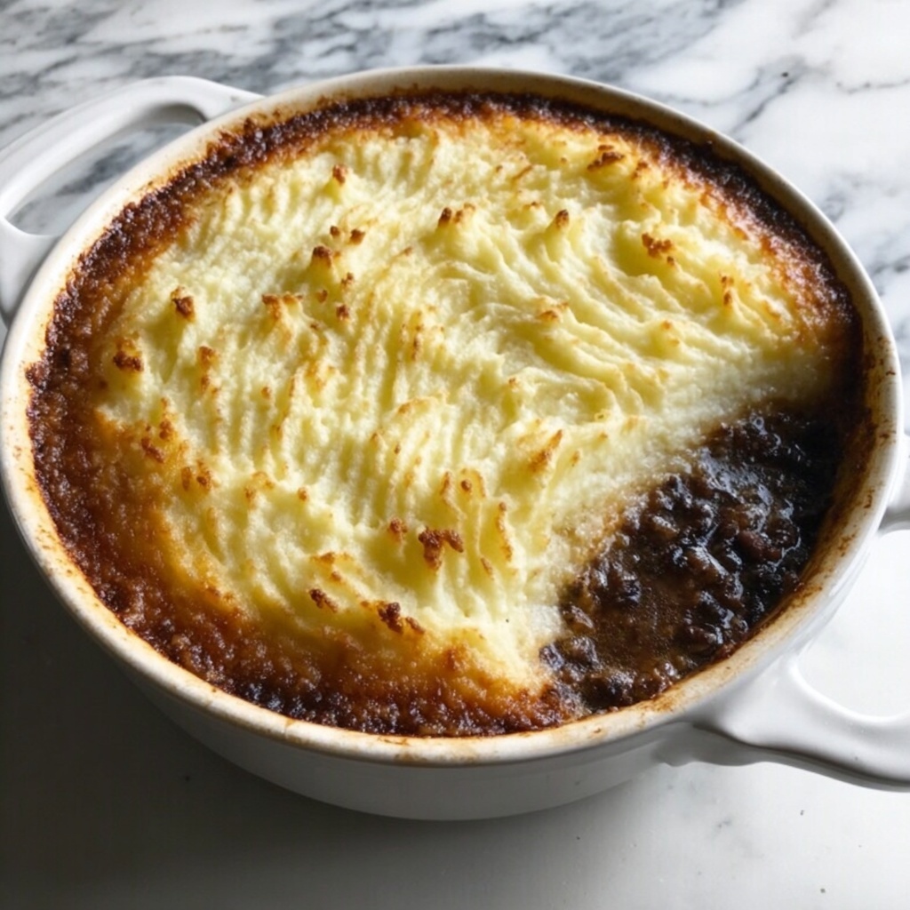 Classic Shepherd’s Pie with Savory Beef and Mashed Potatoes Recipe - Recipe Image