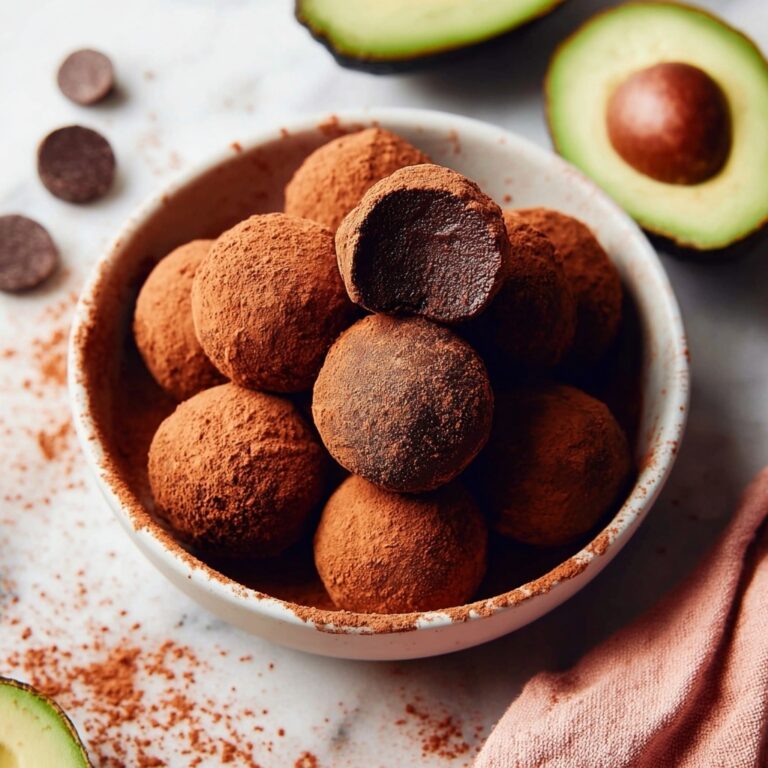 Avocado Cacao Truffles (No Refined Sugar) Recipe