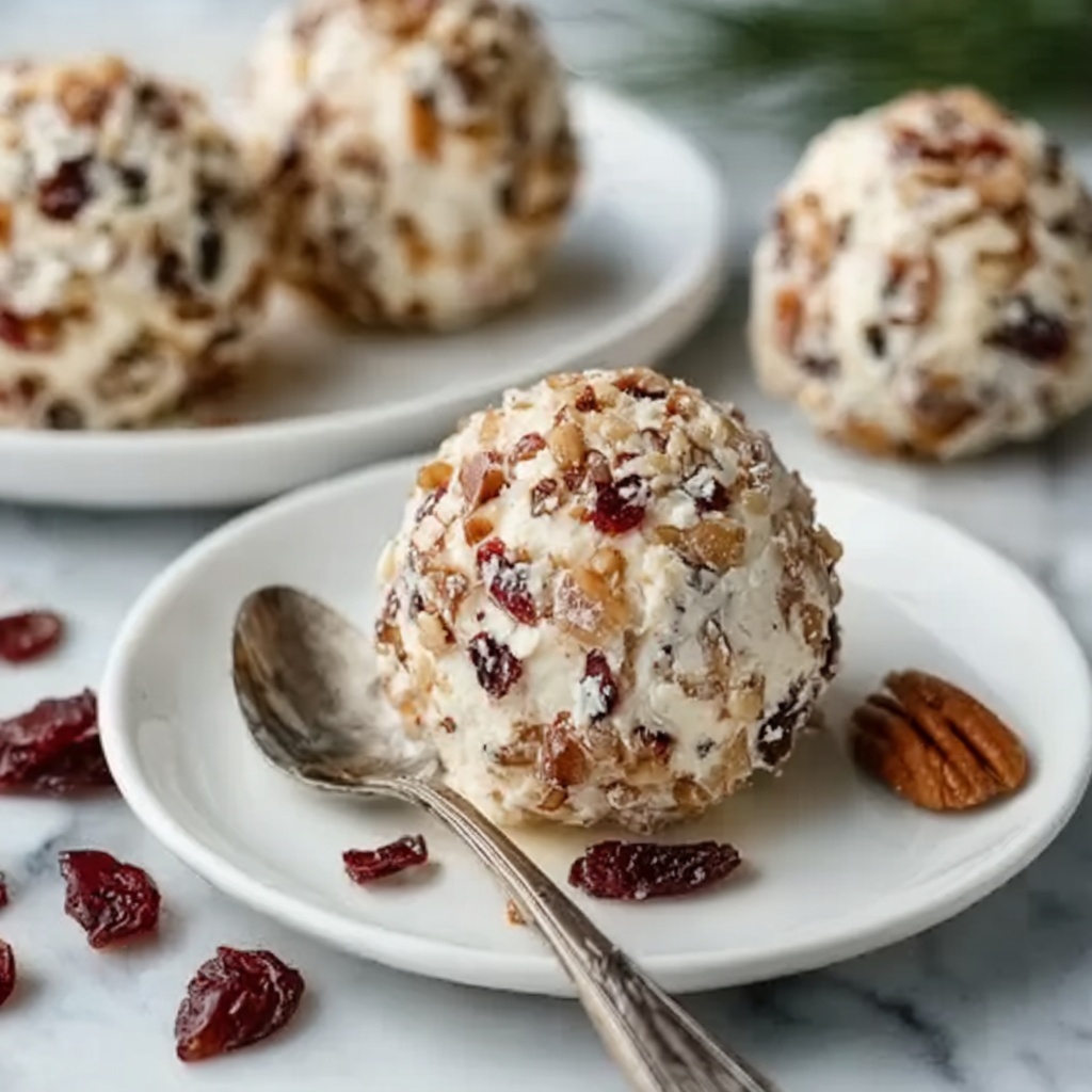 Cranberry Pecan Goat Cheese Balls Recipe - Recipe Image