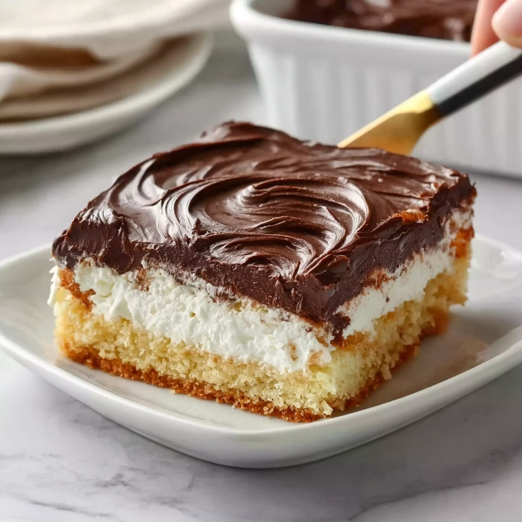 Eclair Cake with Chocolate Ganache Recipe - Recipe Image