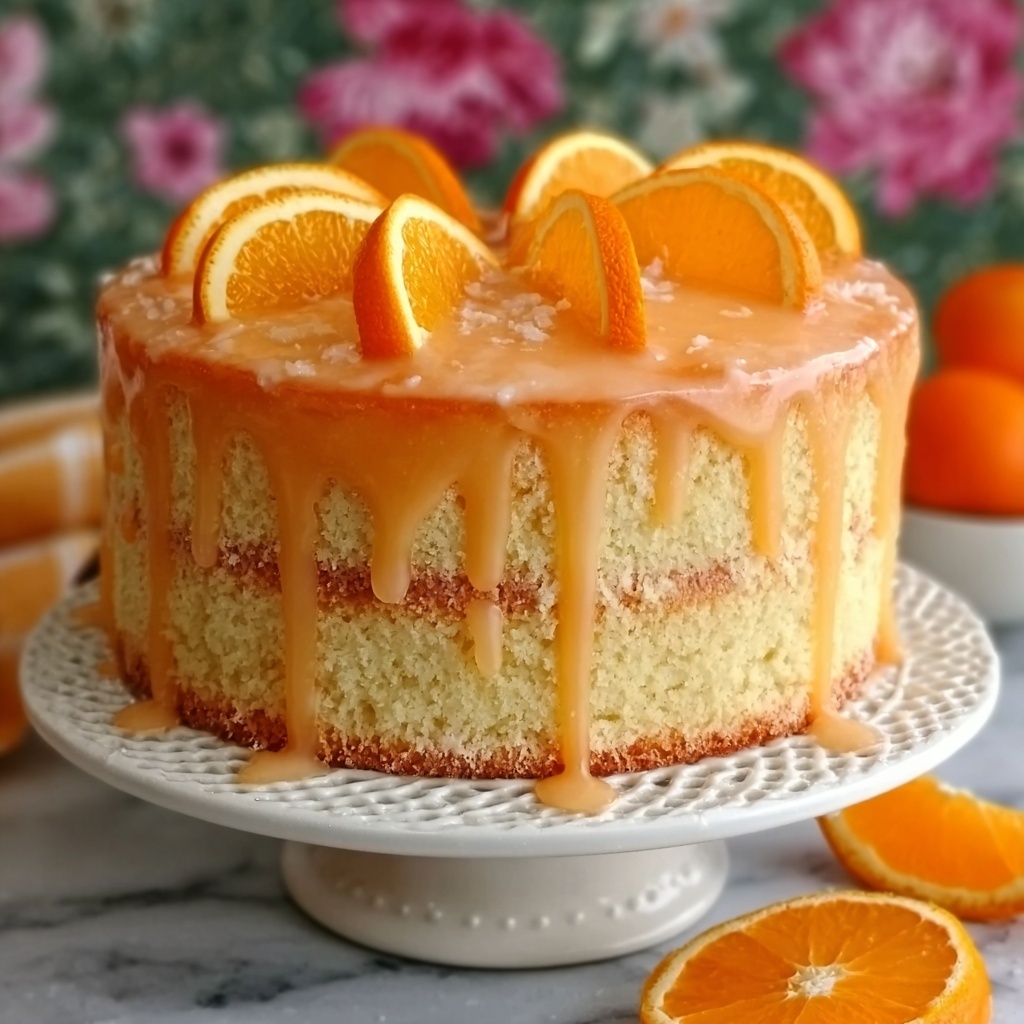 Sicilian Whole Orange Cake Recipe - Recipe Image