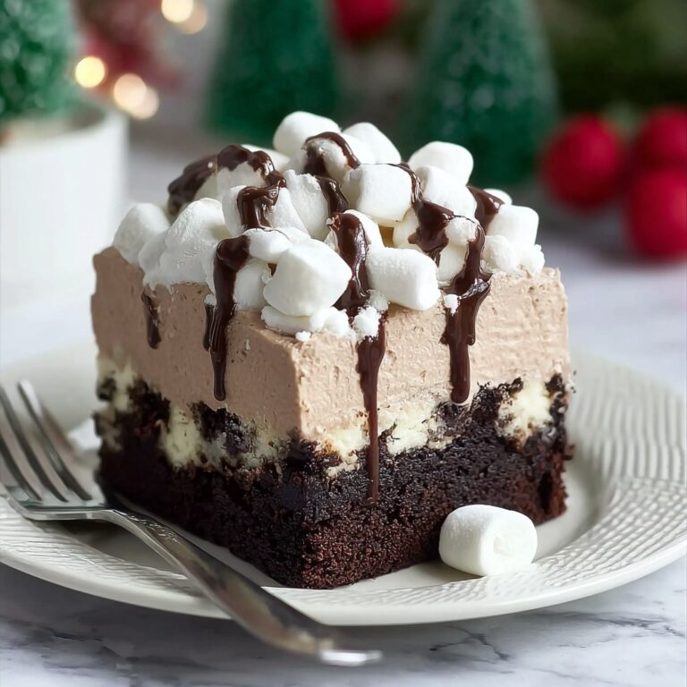 Hot Chocolate Poke Cake Recipe