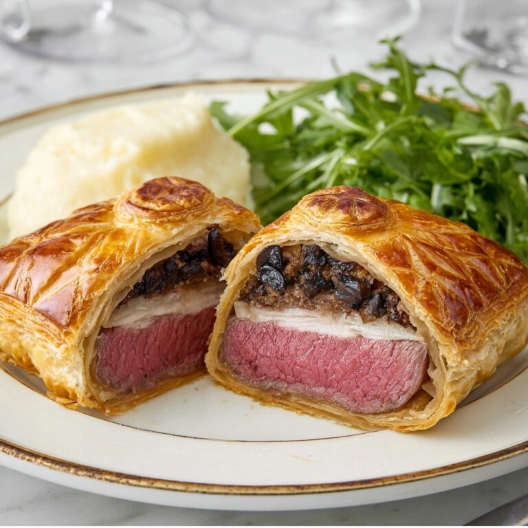 Classic Beef Wellington with Mushrooms and Prosciutto Recipe