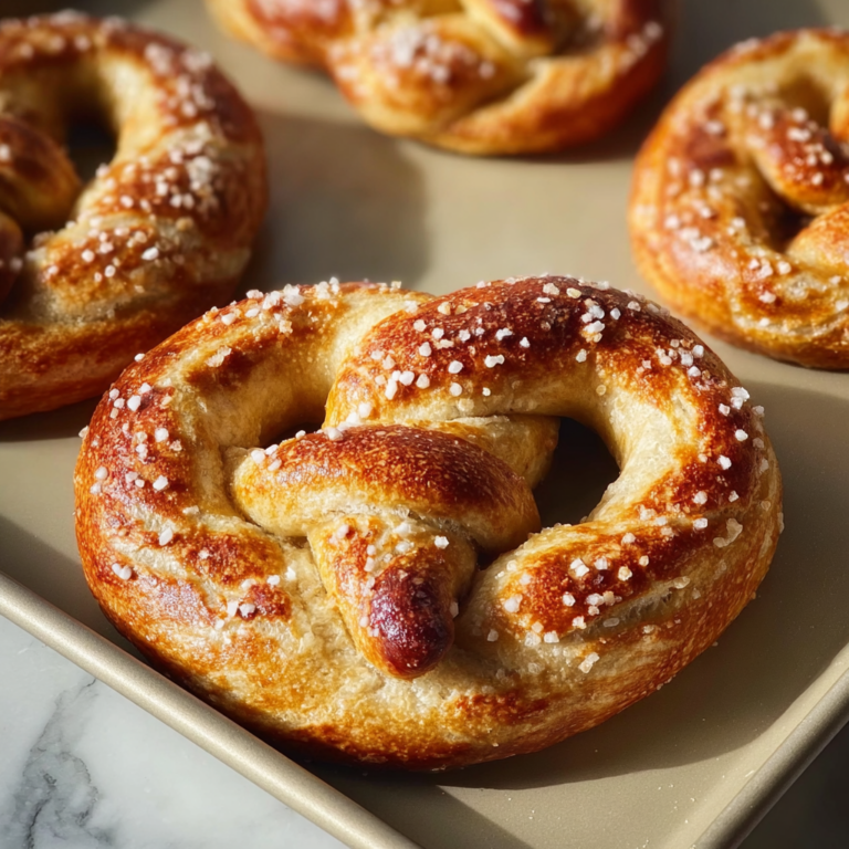 Homemade Soft Pretzels Recipe