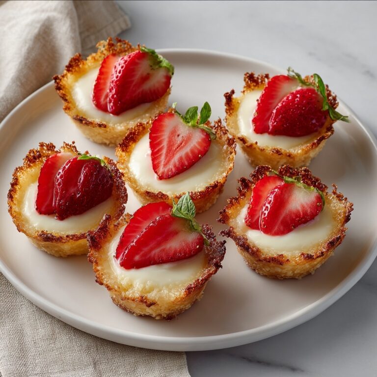 Strawberry Cheesecake Wonton Bites Recipe