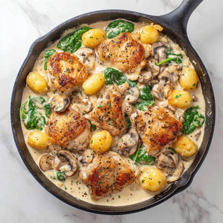 Garlic Chicken Gnocchi Skillet Feast Recipe