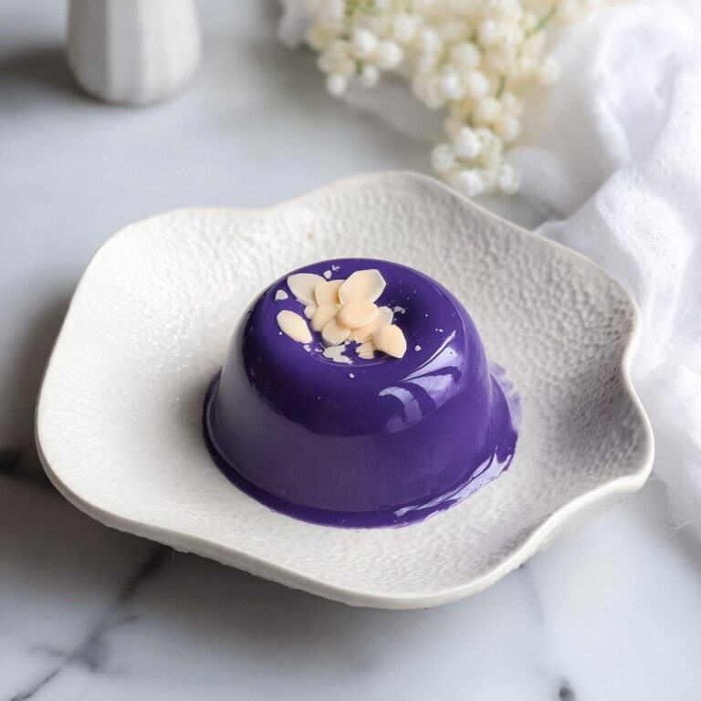 Purple Cabbage Panna Cotta Recipe