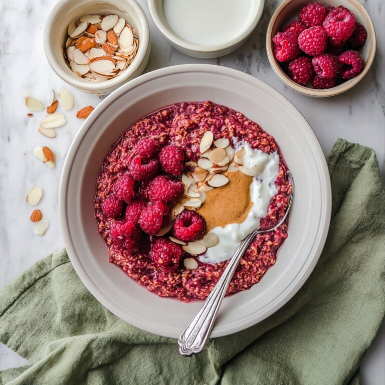 Simple and Healthy Raspberry Oatmeal Porridge Recipe