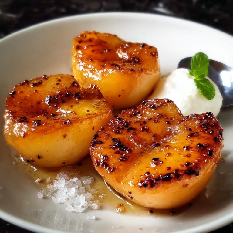 Pan Fried Sweet Peaches Recipe
