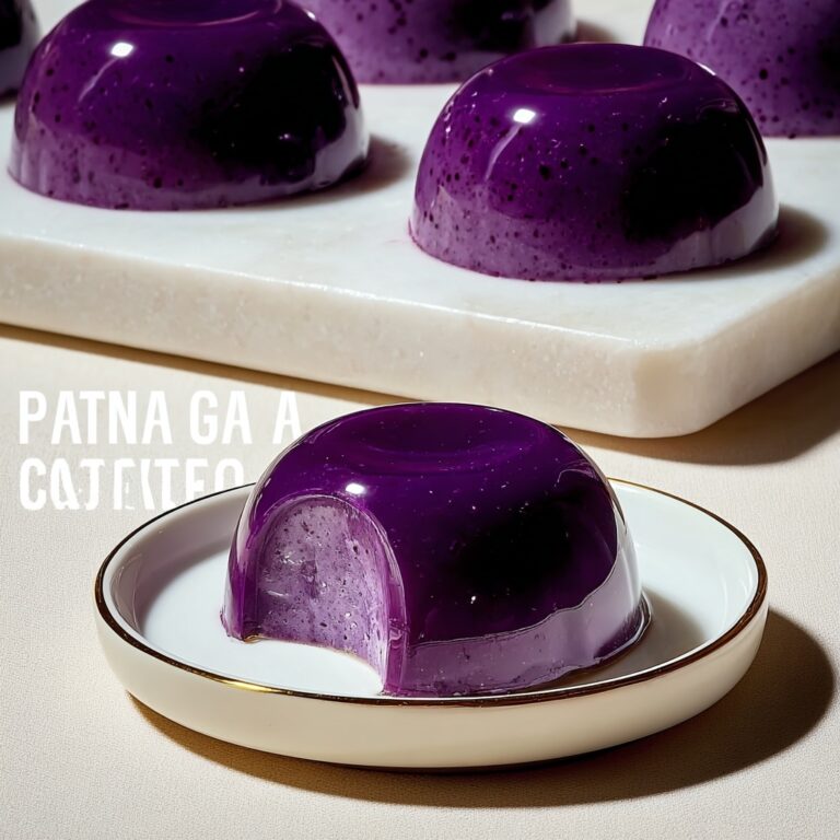 Purple Cabbage Panna Cotta Recipe