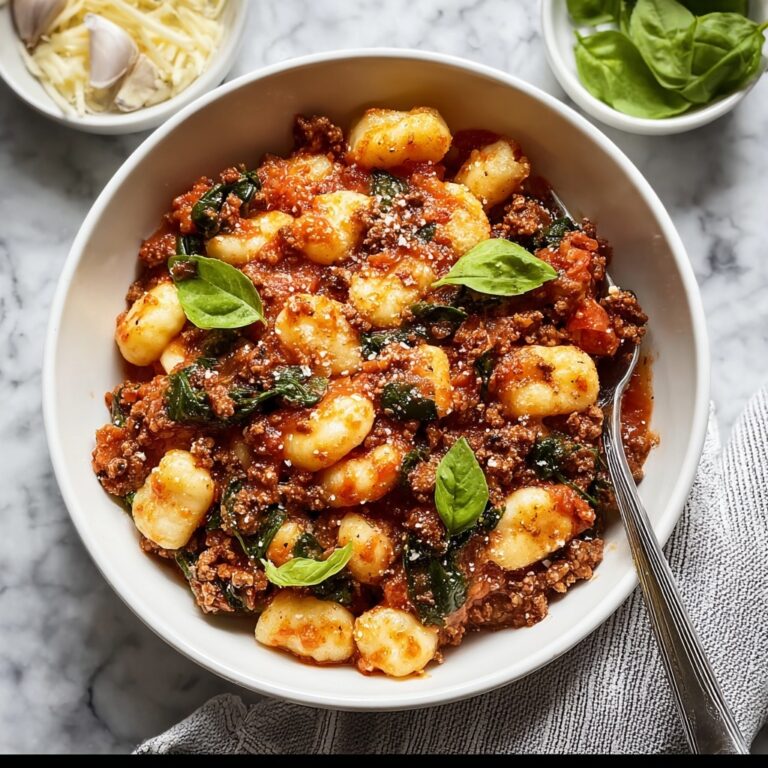 Cheesy Baked Gnocchi With Veggies Recipe